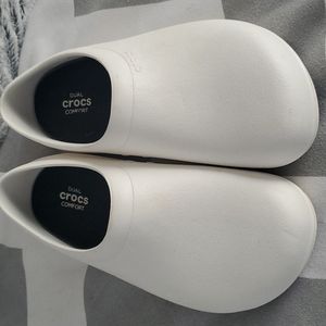 White nursing crocs. Worn 2 times